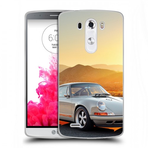 Дизайнерский пластиковый чехол для LG G3 (Dual-LTE) Porsche