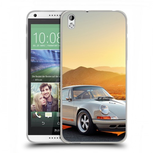 Дизайнерский пластиковый чехол для HTC Desire 816 Porsche