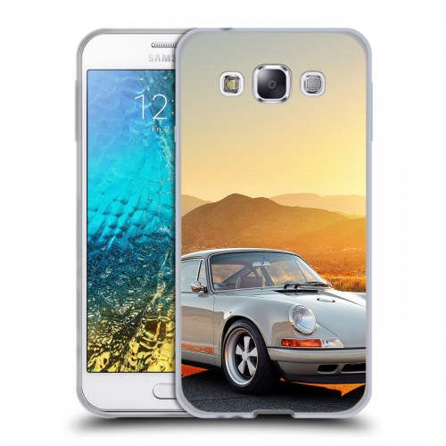 Дизайнерский пластиковый чехол для Samsung Galaxy E5 Porsche