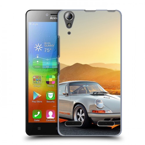 Дизайнерский пластиковый чехол для Lenovo A6000 Porsche