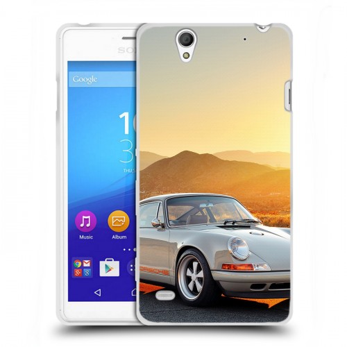 Дизайнерский пластиковый чехол для Sony Xperia C4 Porsche