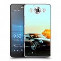 Дизайнерский пластиковый чехол для Microsoft Lumia 950 Porsche