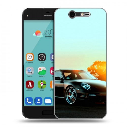 Дизайнерский силиконовый чехол для ZTE Blade S7 Porsche