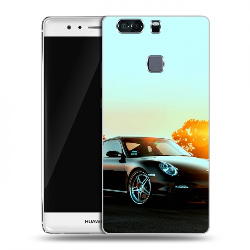 Дизайнерский пластиковый чехол для Huawei P9 Plus Porsche