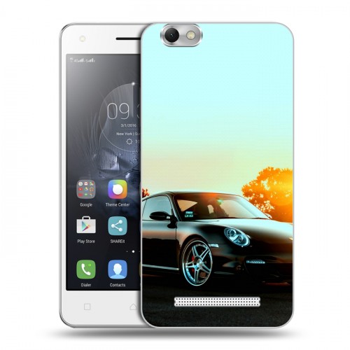 Дизайнерский силиконовый чехол для Lenovo Vibe C Porsche