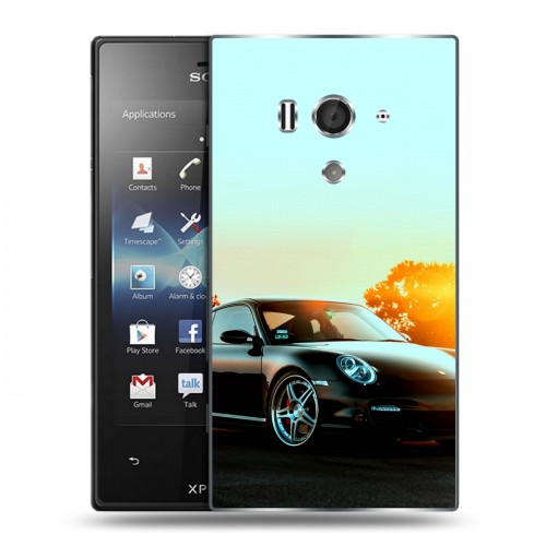 Дизайнерский пластиковый чехол для Sony Xperia acro S Porsche