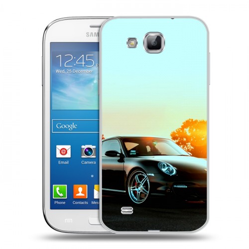 Дизайнерский пластиковый чехол для Samsung Galaxy Premier Porsche