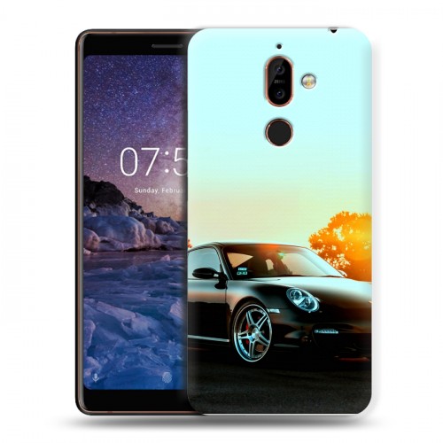 Дизайнерский пластиковый чехол для Nokia 7 Plus Porsche