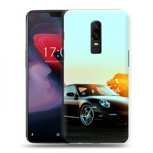 Дизайнерский пластиковый чехол для OnePlus 6 Porsche