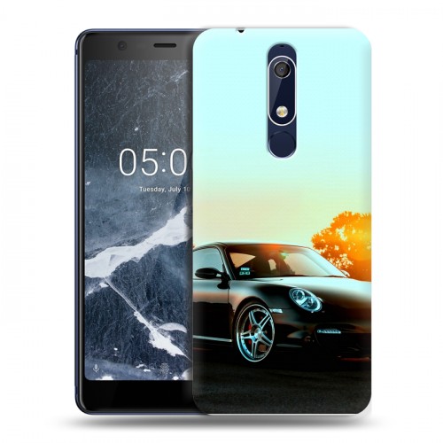 Дизайнерский пластиковый чехол для Nokia 5.1 Porsche