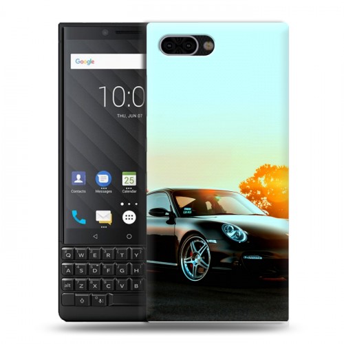 Дизайнерский пластиковый чехол для BlackBerry KEY2 Porsche