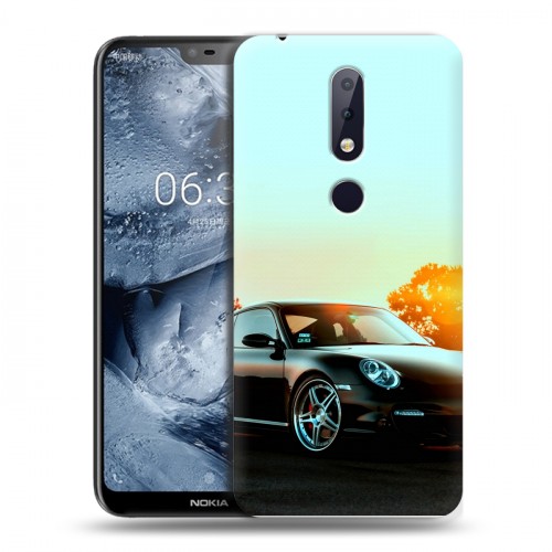 Дизайнерский пластиковый чехол для Nokia 6.1 Plus Porsche