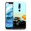 Дизайнерский силиконовый чехол для Nokia 5.1 Plus Porsche