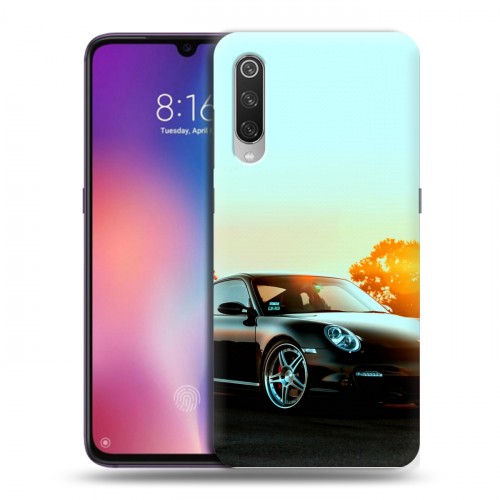 Дизайнерский силиконовый с усиленными углами чехол для Xiaomi Mi9 Porsche