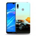 Дизайнерский пластиковый чехол для Huawei Y6 (2019) Porsche