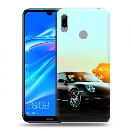 Дизайнерский пластиковый чехол для Huawei Y6 (2019) Porsche