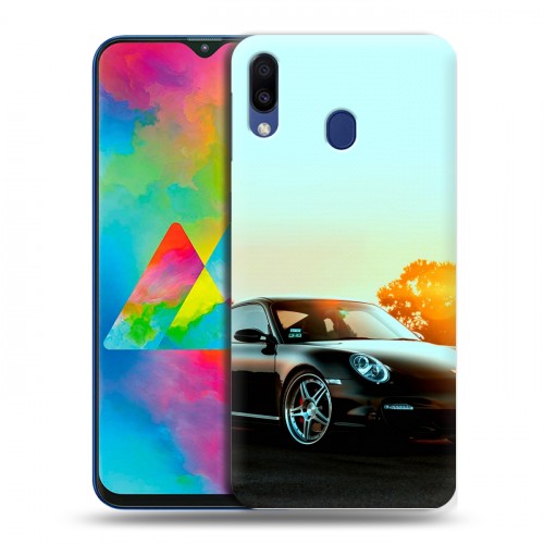 Дизайнерский пластиковый чехол для Samsung Galaxy M20 Porsche