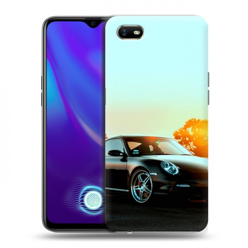 Дизайнерский силиконовый с усиленными углами чехол для OPPO A1k Porsche