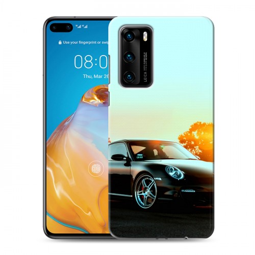 Дизайнерский пластиковый чехол для Huawei P40 Porsche