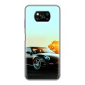 Дизайнерский силиконовый с усиленными углами чехол для Xiaomi Poco X3 Porsche