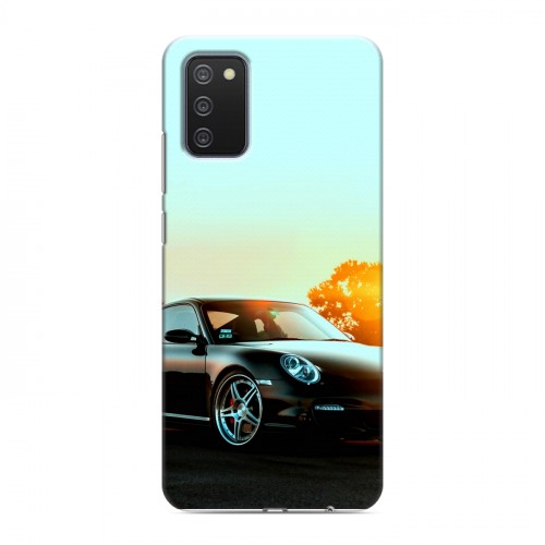 Дизайнерский пластиковый чехол для Samsung Galaxy A02s Porsche