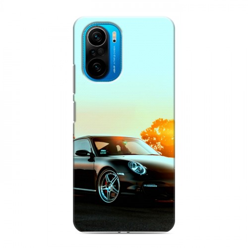 Дизайнерский силиконовый чехол для Xiaomi Poco F3 Porsche