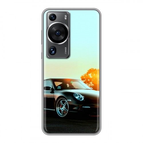 Дизайнерский силиконовый чехол для Huawei P60 Porsche