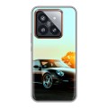 Дизайнерский силиконовый чехол для Xiaomi 14 Pro Porsche