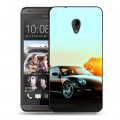 Дизайнерский пластиковый чехол для HTC Desire 700 Porsche