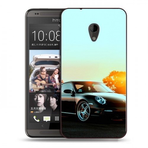 Дизайнерский пластиковый чехол для HTC Desire 700 Porsche