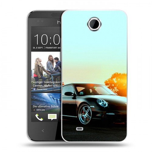 Дизайнерский пластиковый чехол для HTC Desire 300 Porsche