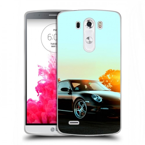 Дизайнерский пластиковый чехол для LG G3 (Dual-LTE) Porsche