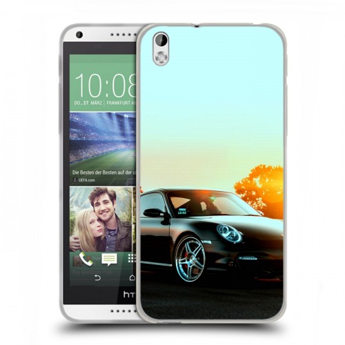 Дизайнерский пластиковый чехол для HTC Desire 816 Porsche