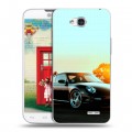 Дизайнерский пластиковый чехол для LG L80 Porsche