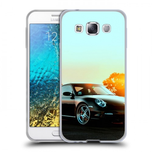 Дизайнерский пластиковый чехол для Samsung Galaxy E5 Porsche