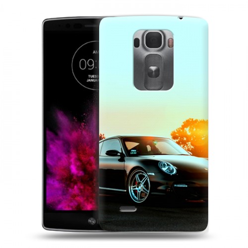 Дизайнерский пластиковый чехол для LG G Flex 2 Porsche