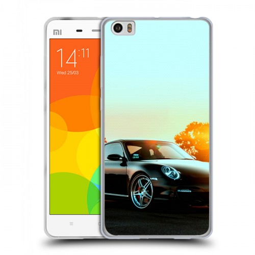 Дизайнерский силиконовый чехол для Xiaomi Mi Note Porsche