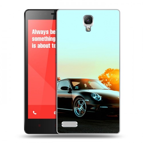 Дизайнерский силиконовый чехол для Xiaomi RedMi Note Porsche