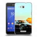 Дизайнерский пластиковый чехол для Sony Xperia E4g Porsche