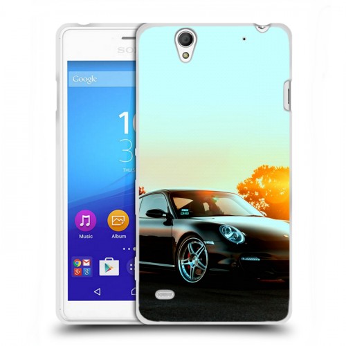 Дизайнерский пластиковый чехол для Sony Xperia C4 Porsche