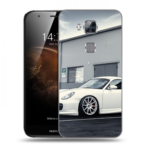 Дизайнерский пластиковый чехол для Huawei G8 Porsche