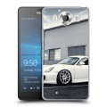 Дизайнерский пластиковый чехол для Microsoft Lumia 950 Porsche