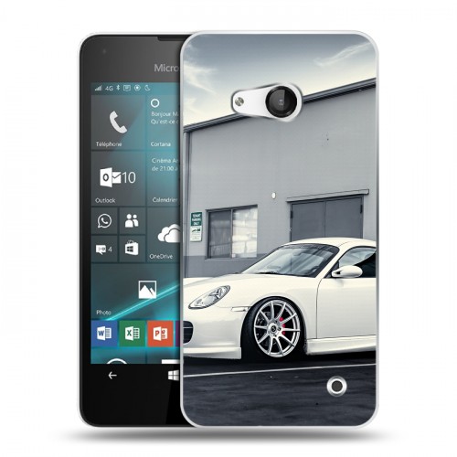 Дизайнерский пластиковый чехол для Microsoft Lumia 550 Porsche