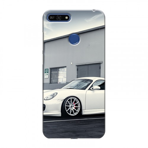 Дизайнерский силиконовый чехол для Huawei Honor 7A Pro Porsche