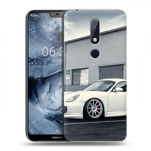 Дизайнерский пластиковый чехол для Nokia 6.1 Plus Porsche