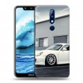 Дизайнерский пластиковый чехол для Nokia 5.1 Plus Porsche