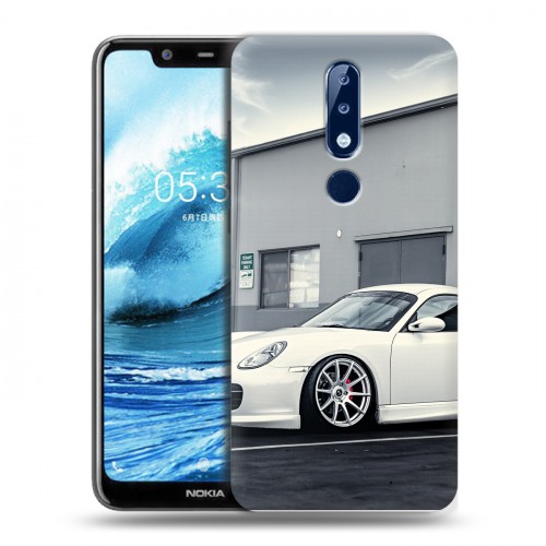 Дизайнерский пластиковый чехол для Nokia 5.1 Plus Porsche