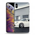 Дизайнерский силиконовый чехол для Iphone Xs Max Porsche