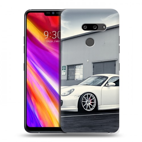 Дизайнерский пластиковый чехол для LG G8 ThinQ Porsche