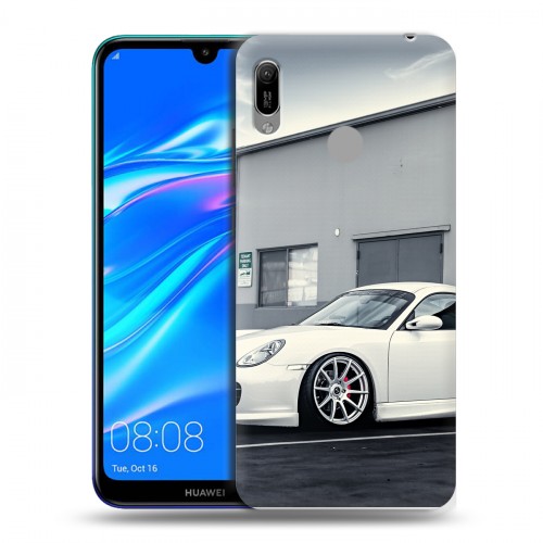 Дизайнерский пластиковый чехол для Huawei Y6 (2019) Porsche